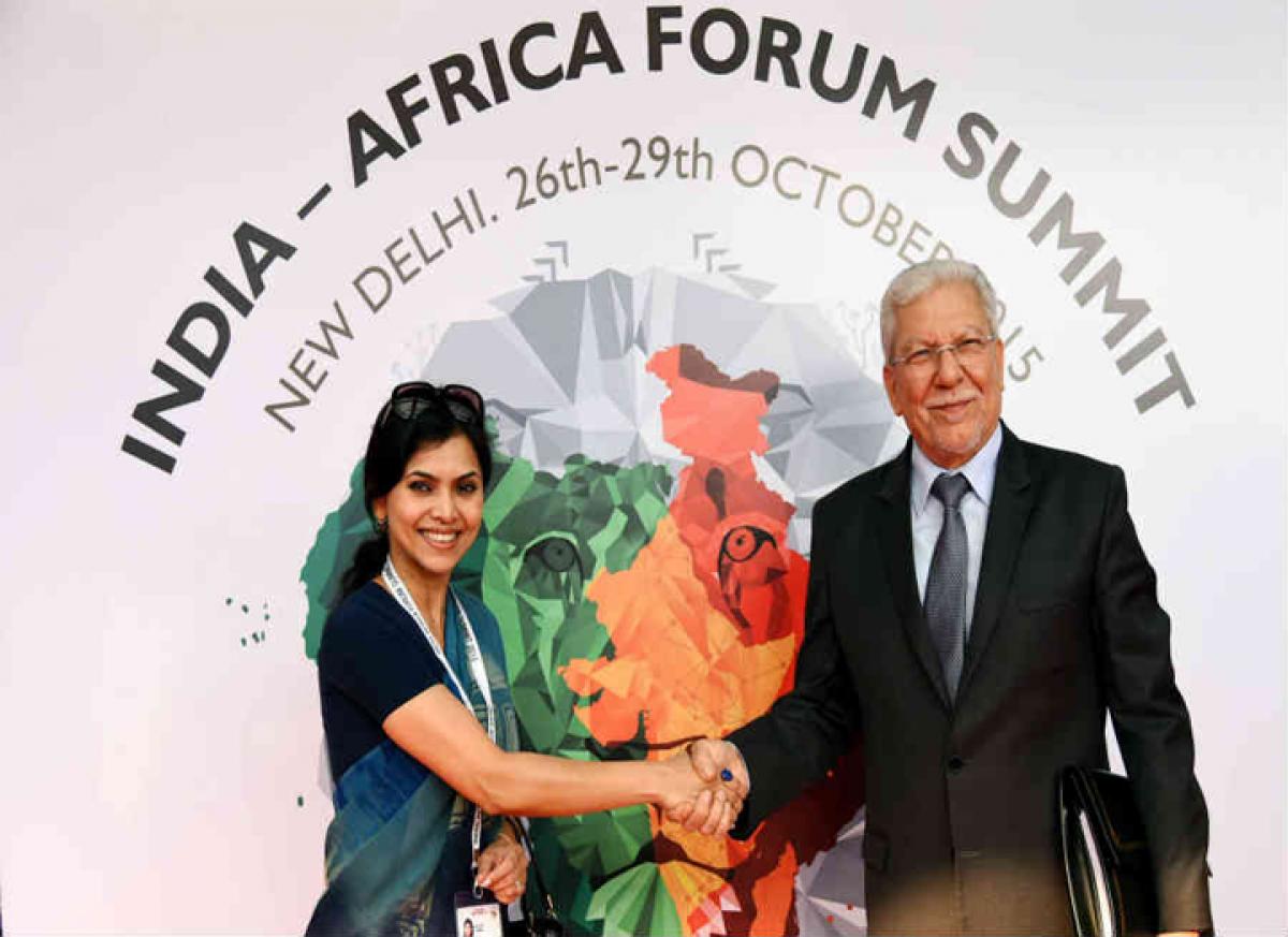 Colourful kings and long-serving presidents at India-Africa Forum Summit